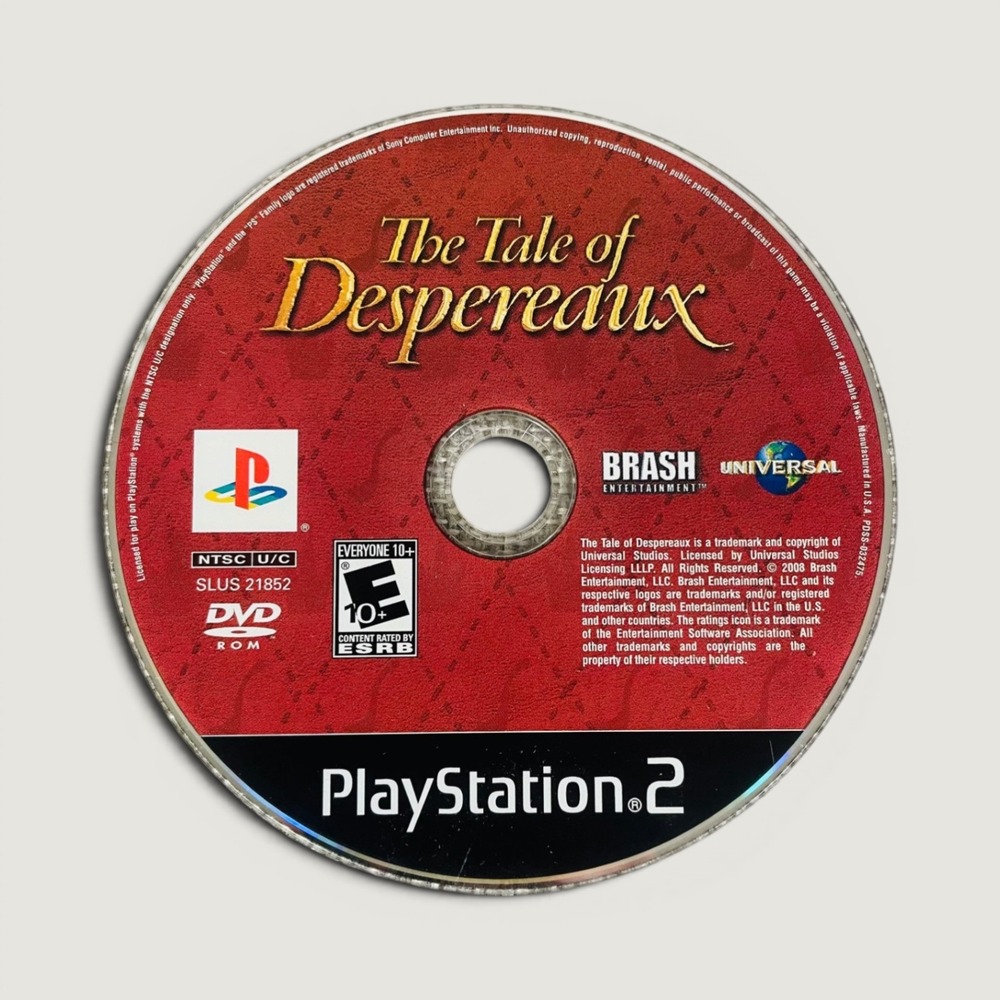 The Tale of Despereaux‎ PS2 PlayStation 2 Disc Only 2008 Video Game
